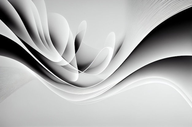 Flowing Line abstract isolated background