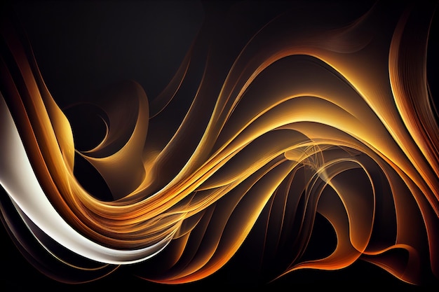 Flowing Line abstract isolated background