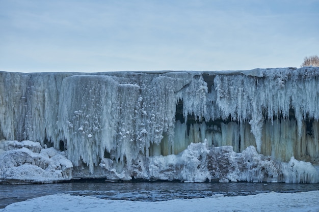 Flowing winter waters