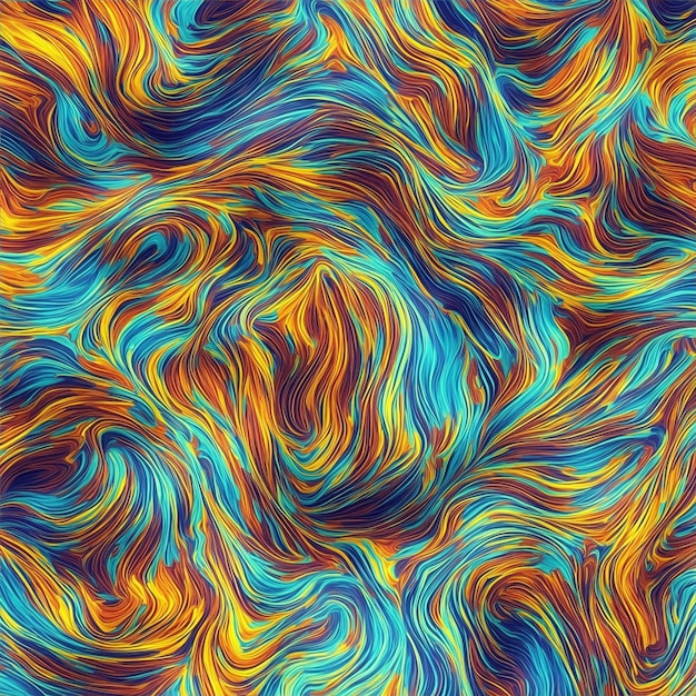 Flowless abstract art