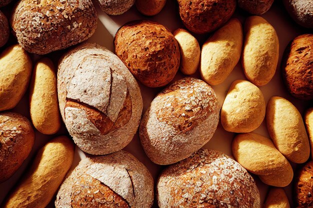 Fluffy soft sweet rolls for breakfast baked bread