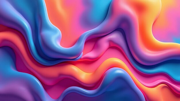 Photo fluid amorphous gradient vector shapes for modern ui and branding