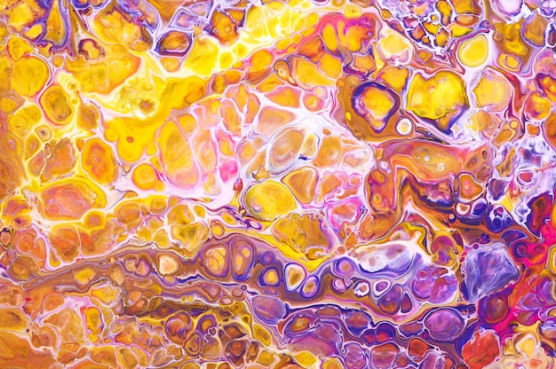 Fluid Art. Abstract colorful background, wallpaper. Mixing  paints. Modern art. Marble texture