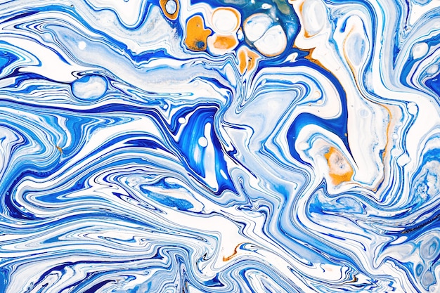 Fluid art texture. Abstract backdrop with swirling paint effect. Liquid acrylic picture with flows 
