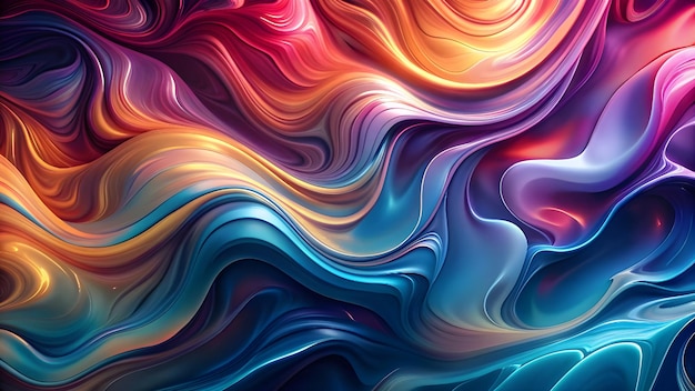 Fluid Color Abstract Background