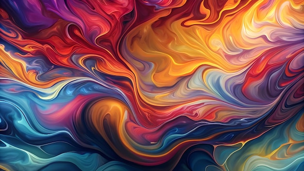 Fluid Color Abstract Background