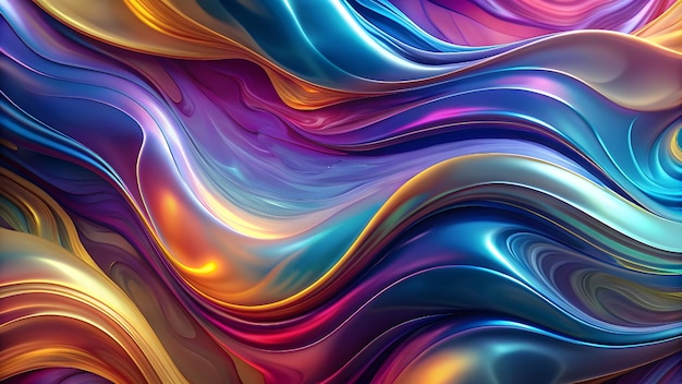 Fluid Color Abstract Background