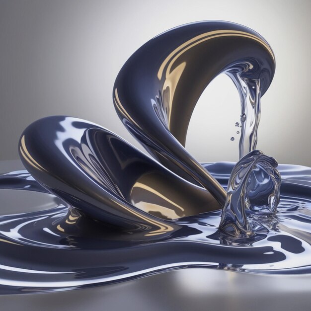 Photo fluid object and realistic liquid effects