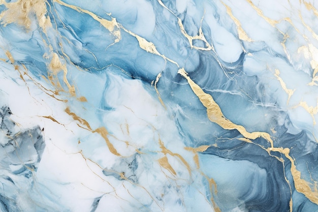 Fluidity and Brilliance Admiring Marble Gold Texture