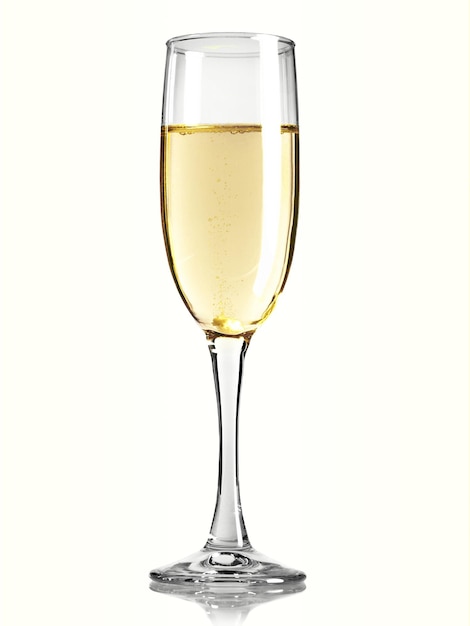 Flute glass of champagne