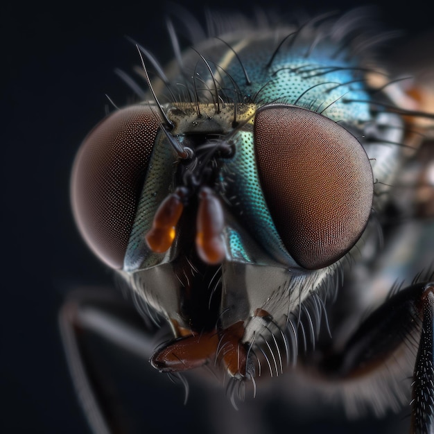 Fly macro closeup