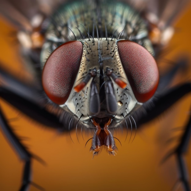 Fly macro closeup