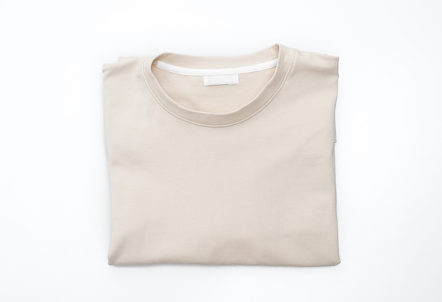 fold t-shirt isolated