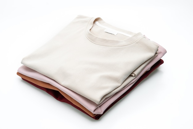 fold t-shirt isolated