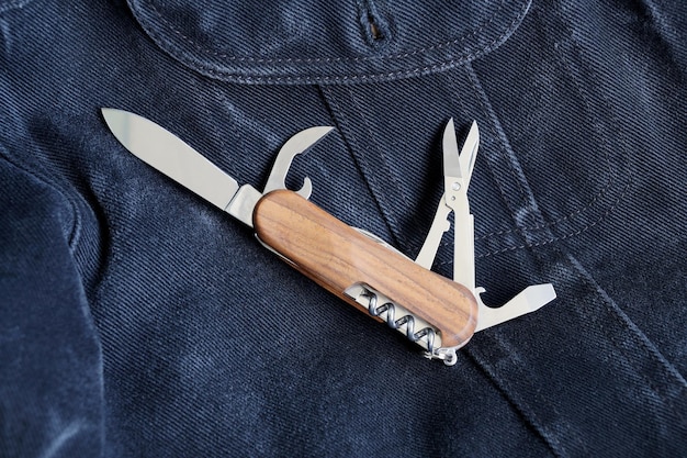 Folding multipurpose knife