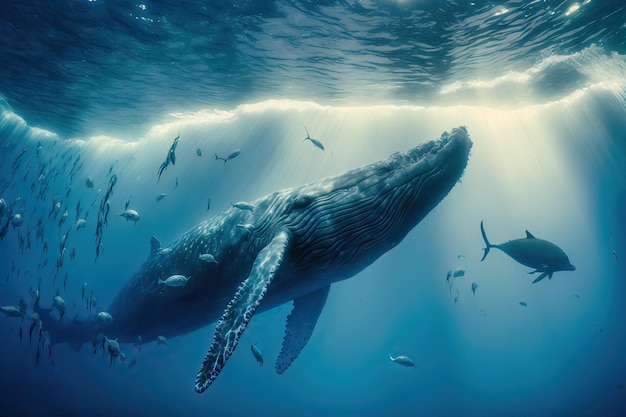 Following a near extinction humpback whale populations are now increasing