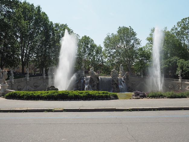 Fontana dei mesi in Turin