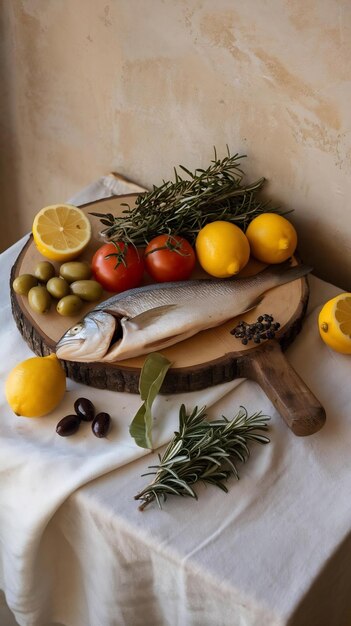 Photo food arrangement still life high angle