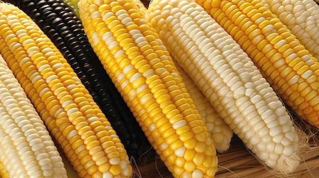 Food bi color sweet corn