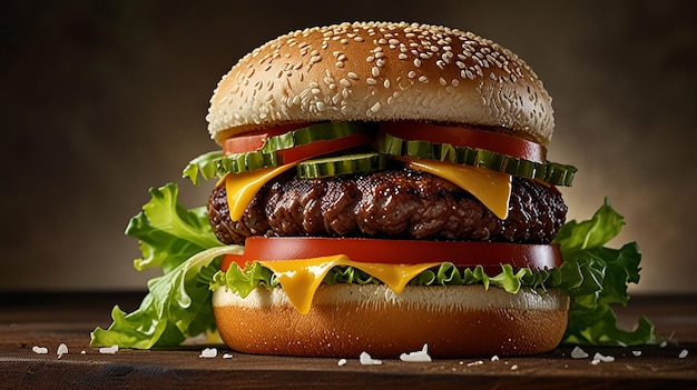 food burger hamburger beef cheese tomato meal bread fast lunch cheeseburger snack grille