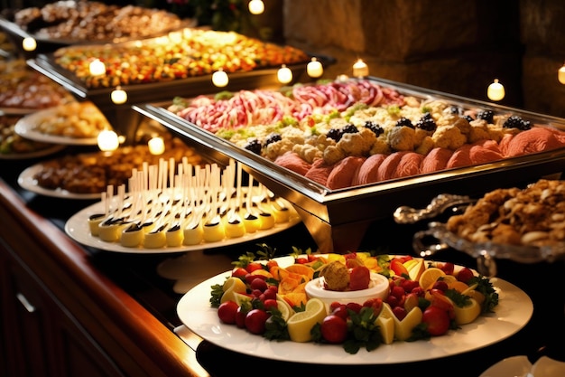 Food Catering Gourmet Buffet Cuisine Buffet Party Theme