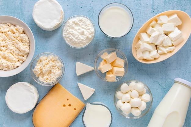 Food composition with dairy products