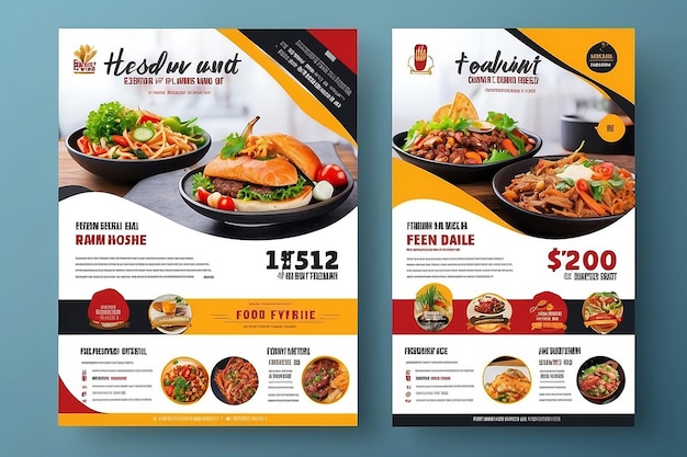 Food Flyer Design Template for your Restaurant Business