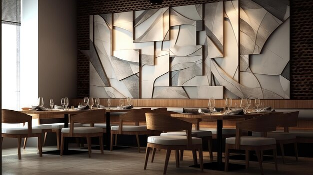 Photo food modern restaurant background