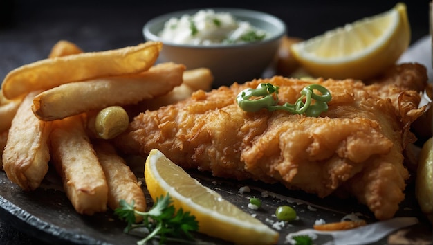 food photograph fish and chips