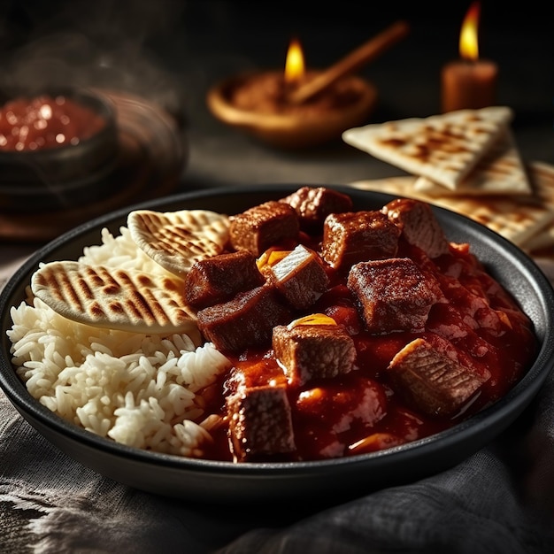 food photography mage 4k for an Egyptian