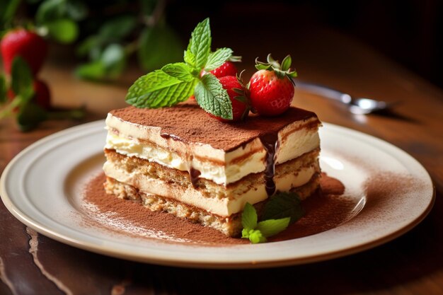 food photography tiramisu