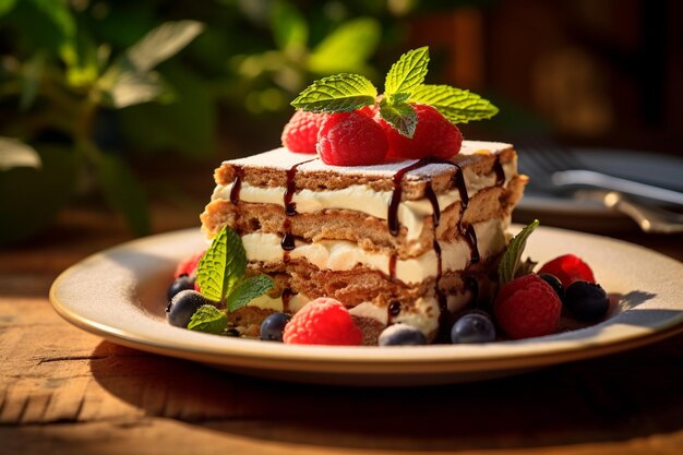 food photography tiramisu