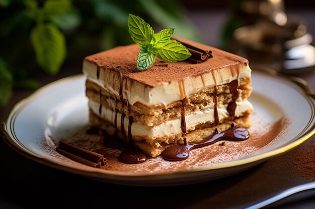 food photography tiramisu