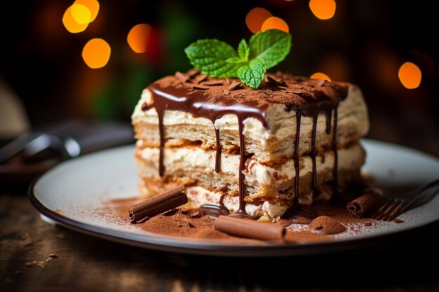 food photography tiramisu