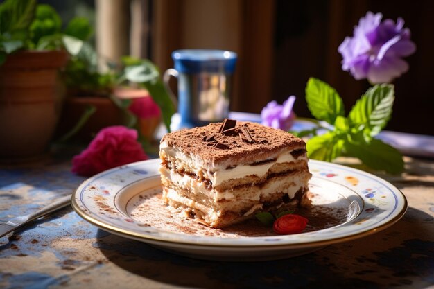 food photography tiramisu