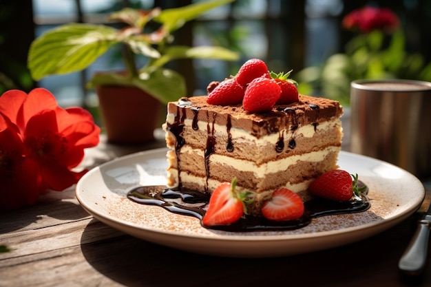 food photography tiramisu