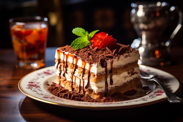 food photography tiramisu