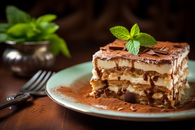 food photography tiramisu