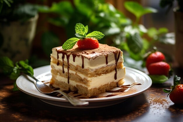 food photography tiramisu