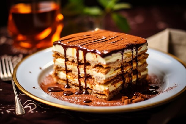 food photography tiramisu