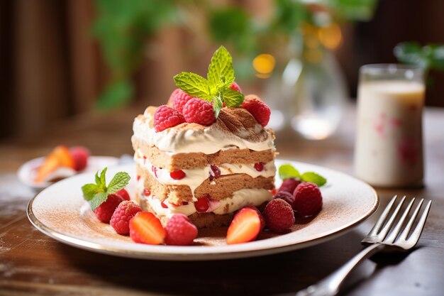 food photography tiramisu