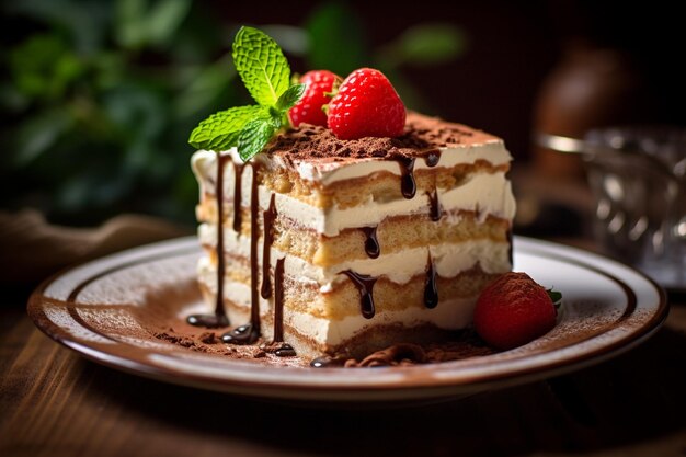 food photography tiramisu