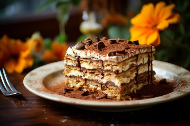 food photography tiramisu