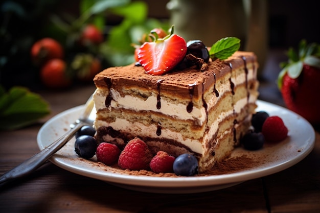 food photography tiramisu