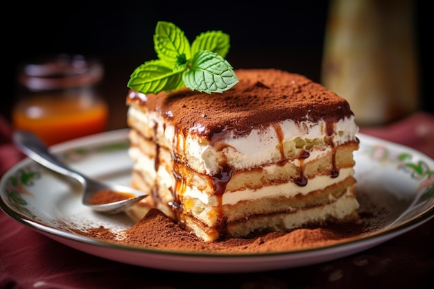 food photography tiramisu