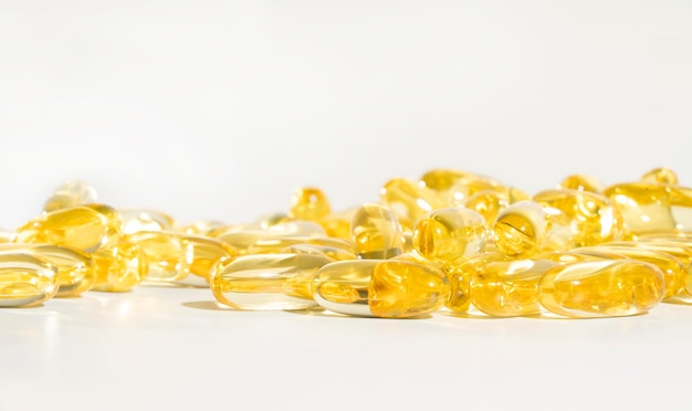 Food supplement oil filled fish oil omega 3 omega 6 omega 9 vitamin A vitamin D vitamin E