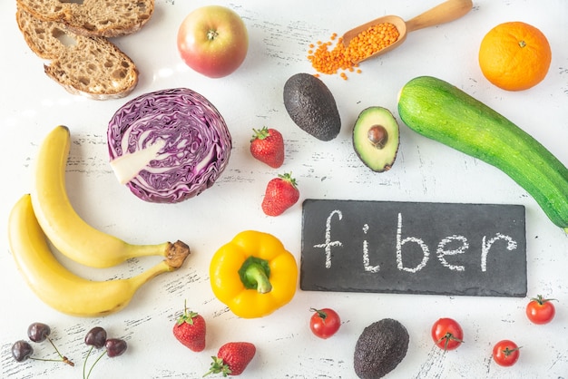 Photo foods rich in fiber