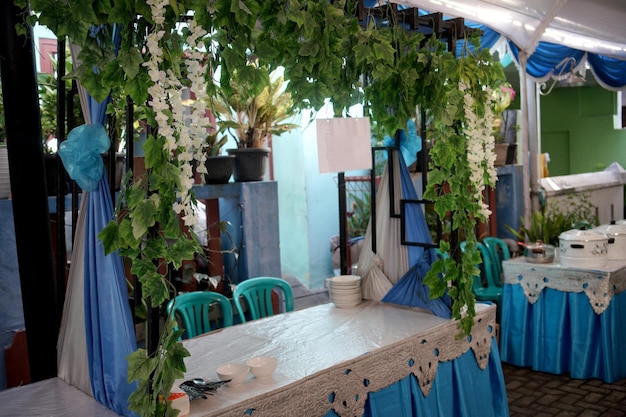 Foods Table in a Wedding Ceremony