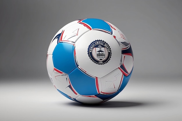 Photo football ball mock up design