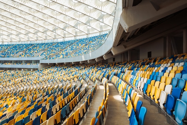 Football stadium seats